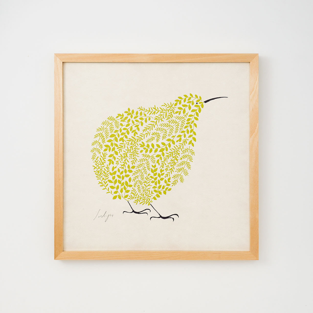 sotlight キウイ 30cm  アートポスター フレーム付き