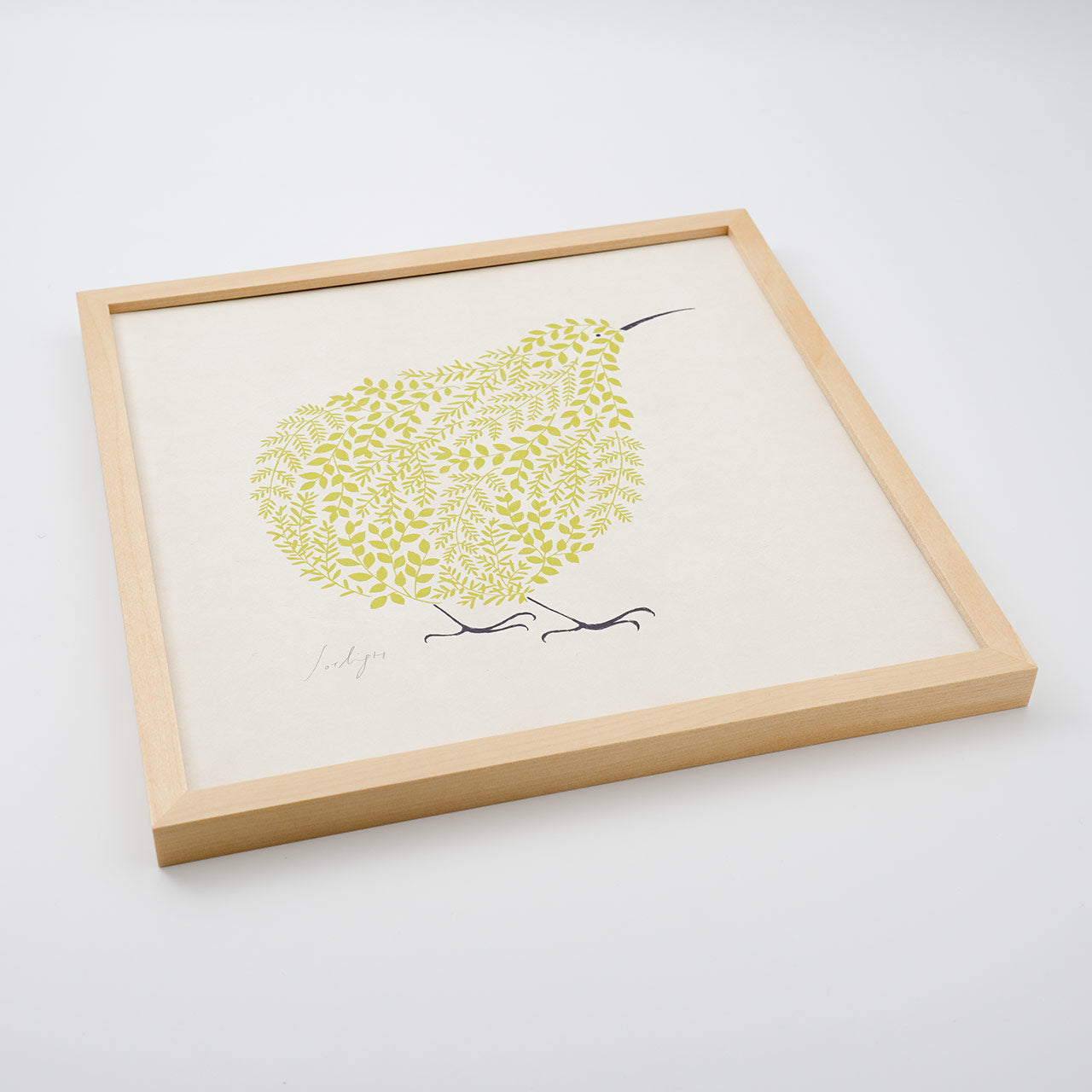 sotlight キウイ 30cm  アートポスター フレーム付き