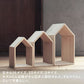 増田桐箱店 本の家 Book House Nest mini｜桐製ブックスタンド ミニ 3個セット