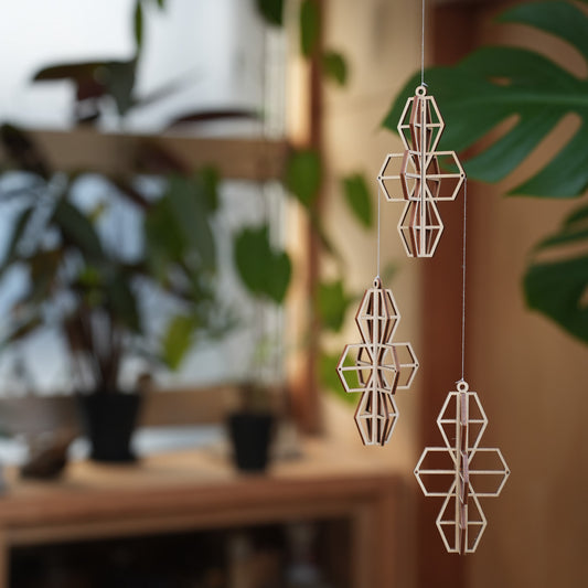 Kito クローバー Sサイズ 3個セット 北欧 オーナメント 取付けフック付