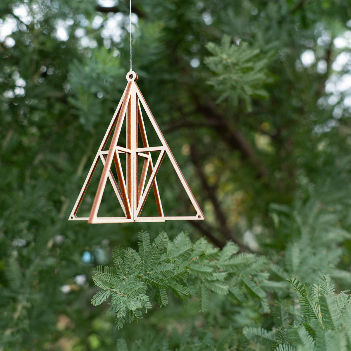 Kito ピラミッド Sサイズ 3個セット 北欧 オーナメント 取付けフック付