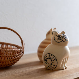 リサラーソン 猫 置物 ミア MIA S ホワイト 正規品 | 北欧 陶器 