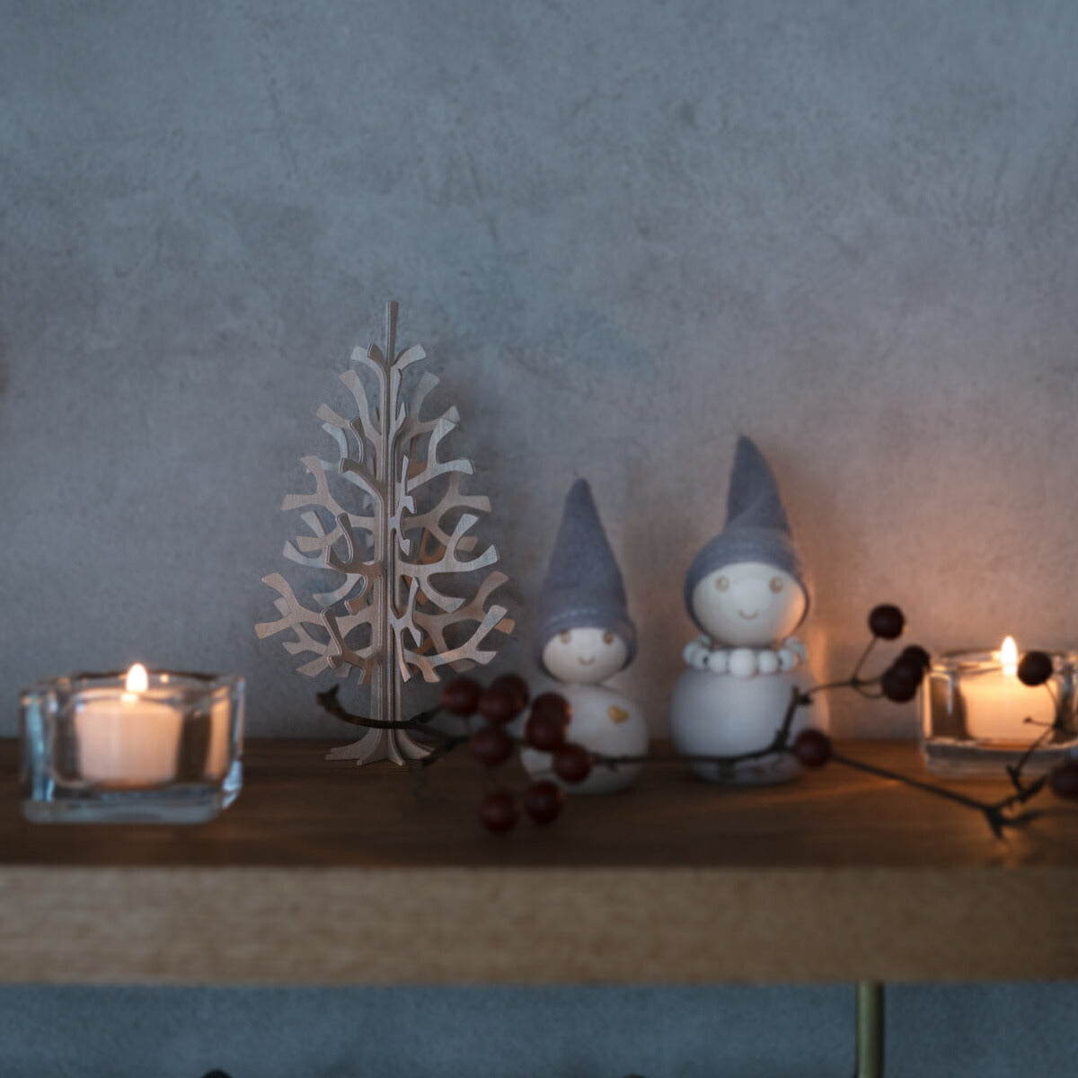 lovi ロヴィ クリスマスツリー 14cm ナチュラルウッド