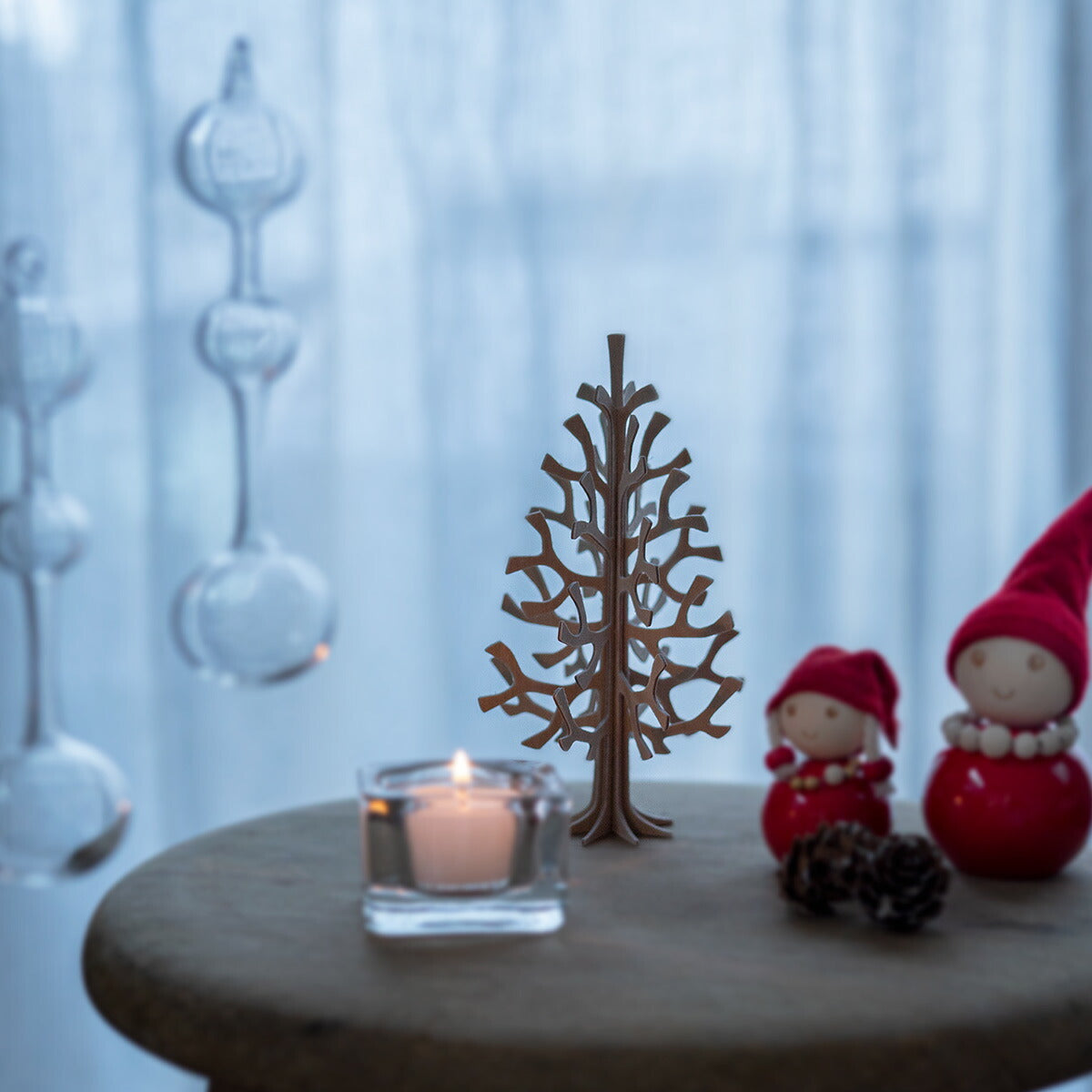 lovi ロヴィ クリスマスツリー 14cm ナチュラルウッド